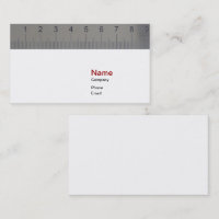 定規の名刺 名刺 | Zazzle.co.jp