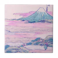 山富士浮世絵日本のヴィンテージアート タイル