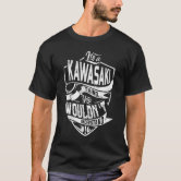 川崎の緑の忍者ZX-6Rのオートバイ、通りのバイク Tシャツ | Zazzle.co.jp