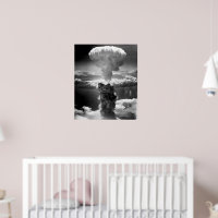 広島上空のキノコ雲1945 ポスター | Zazzle.co.jp