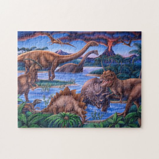 恐竜のパズル ジグソーパズル | Zazzle.co.jp