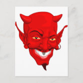 アンティークデビル 悪魔　サタン Devil ポストカード　ミッドセンチュリー ビンテージ デビル 悪魔 サタン Devil ミッドセンチュリー