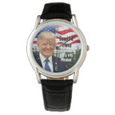 ドナルド・トランプ第45代大統領就任記念 腕時計 | Zazzle.co.jp