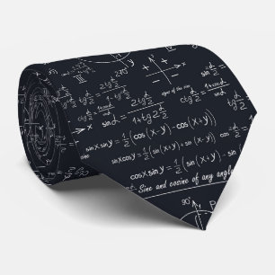 数学ネクタイ-数字柄デザインネクタイ │ Zazzle JP