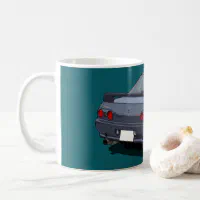スカイライン　日産　ニッサン　ペアコーヒーカップセット　マグ代わりにも 日産・スカイラインR32のマグ コーヒーマグカップ | Zazzle.co.jp