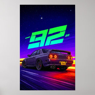 Gtr スカイラインポスター&プリントデザイン・印刷 │ Zazzle JP