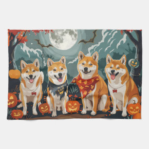 柴犬 犬キッチンタオル | Zazzle JP