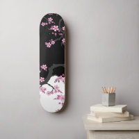 富士山と桜デザイン スケートボードデッキ 桜のスケートボード スケートボード | Zazzle.co.jp