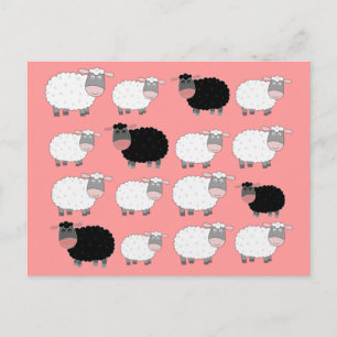 羊 ポスト カードポストカード| Zazzle JP