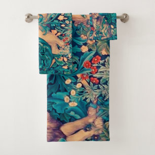 ききき　バスタオル『ウィリアム・モリス・コレクション』 ウィリアム モリスバスタオル | Zazzle JP
