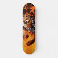 火及びトラ スケートボード | Zazzle.co.jp