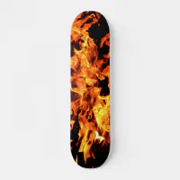 炎の顔グラフィック スケートボード 炎の顔グラフィック スケートボード