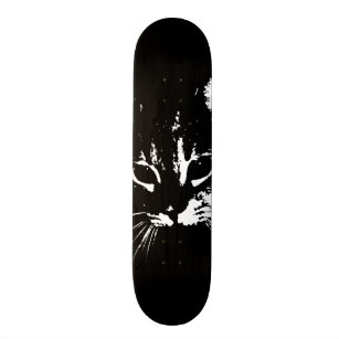 黒 猫スケートボード | Zazzle.co.jp