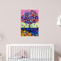 生命の木お洒落の絵画木 ポスター | Zazzle.co.jp