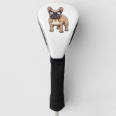 微笑犬のフレンチ・ブルドッグ ゴルフヘッドカバー | Zazzle.co.jp