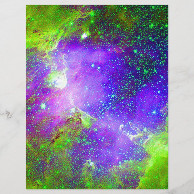 紫と緑の銀河系星雲宇宙画像 | Zazzle.co.jp