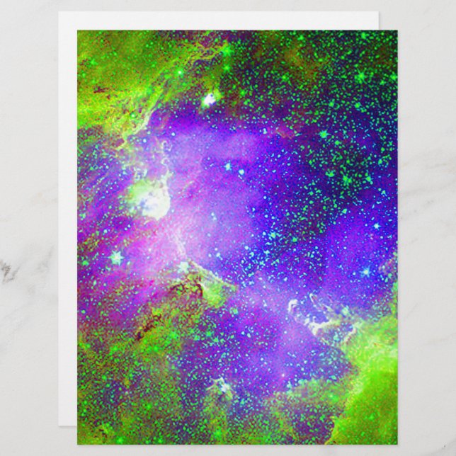 紫と緑の銀河系星雲宇宙画像 | Zazzle.co.jp