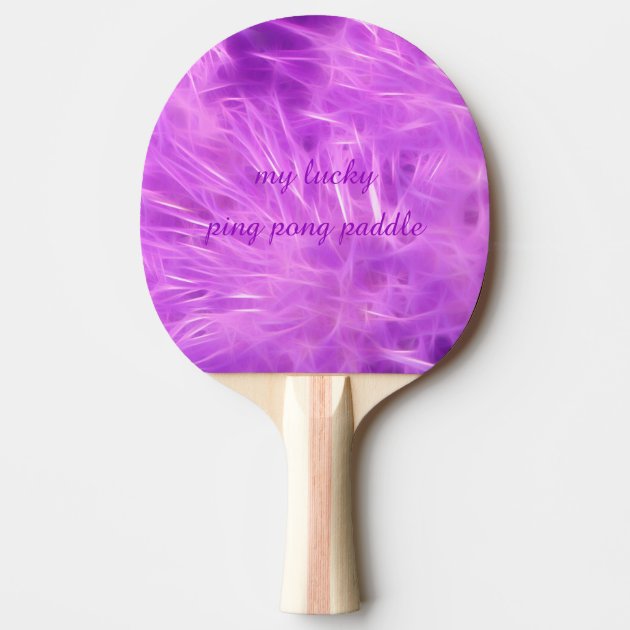 紫の影の花が変形 卓球ラケット | Zazzle.co.jp