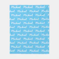 編集可能な名前の毛布 フリースブランケット | Zazzle.co.jp