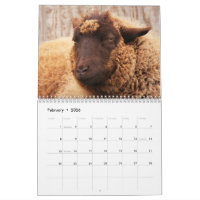 羊を愛する生活 カレンダー | Zazzle.co.jp