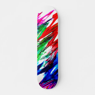 虹 色スケートボード | Zazzle JP