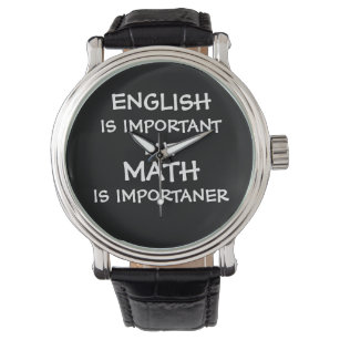 数学腕時計-数字柄デザイン時計 │ Zazzle JP
