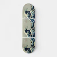 葛飾北斎の素晴らし神奈川沖の波 スケートボード | Zazzle.co.jp
