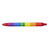 虹の旗のペン 黒ボールペン | Zazzle.co.jp