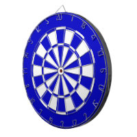 青および白 ダーツボード | Zazzle.co.jp