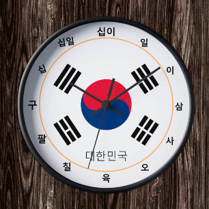 韓国壁時計 | Zazzle JP