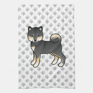 柴犬 犬キッチンタオル | Zazzle JP