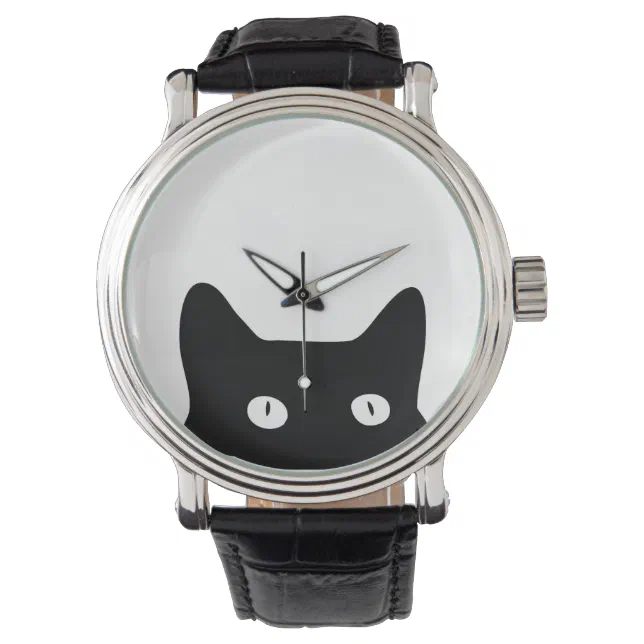 黒猫 腕時計 | Zazzle.co.jp
