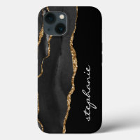 黒金 ゴールドiPhoneケース | Zazzle JP