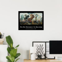 黙示録の四騎士 ポスター | Zazzle.co.jp