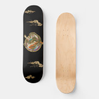 龍のデザインの和風スケボー スケートボード | Zazzle.co.jp